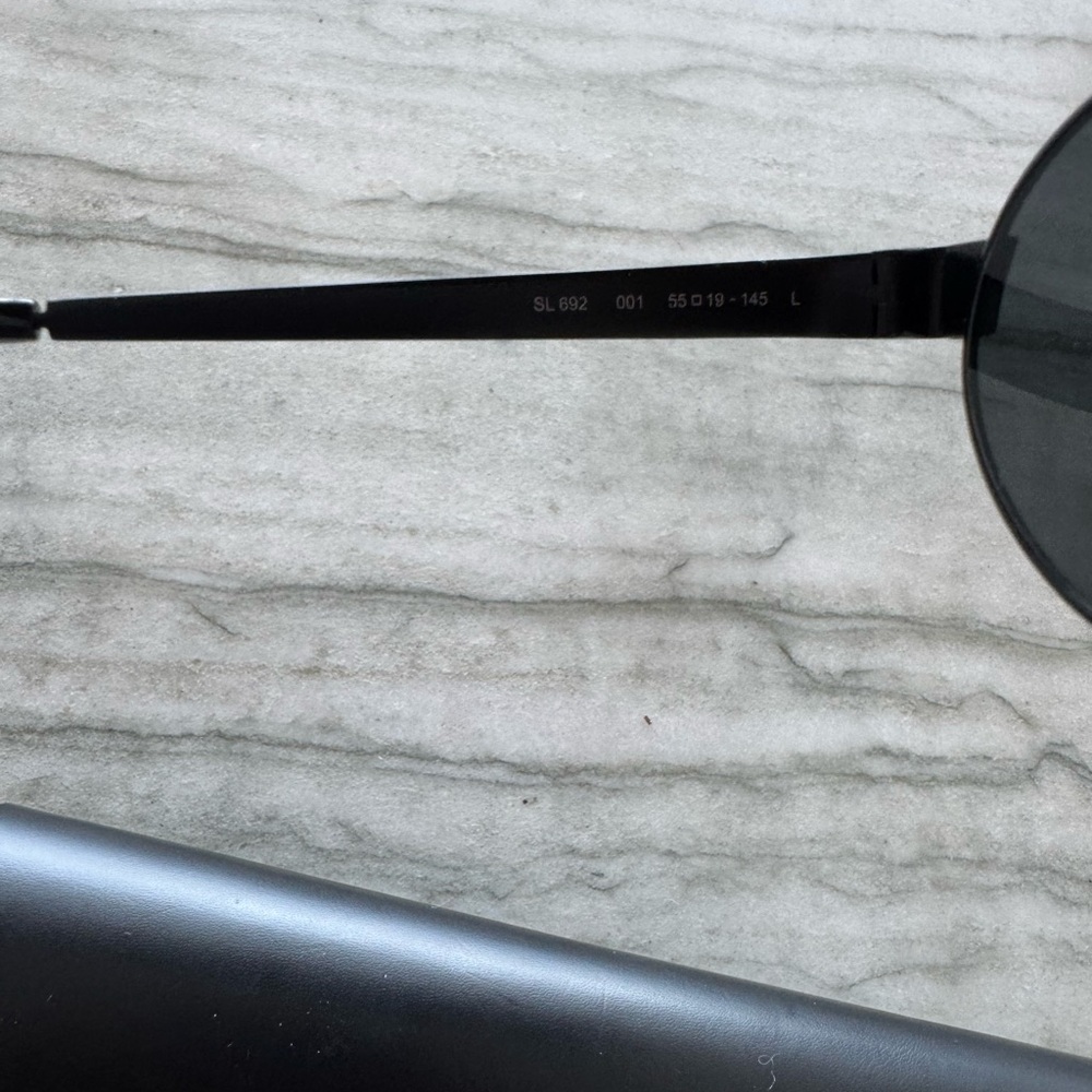 Saint Laurent Black Round Sunglasses - Style SL692 - Picture 11 of 13